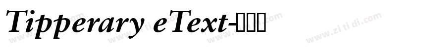 Tipperary eText字体转换 Tipperary eText字体转换